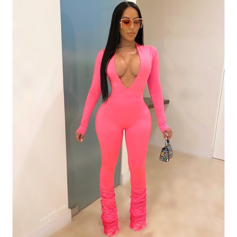 Pink Barbie Jumpsuit - PoshByV